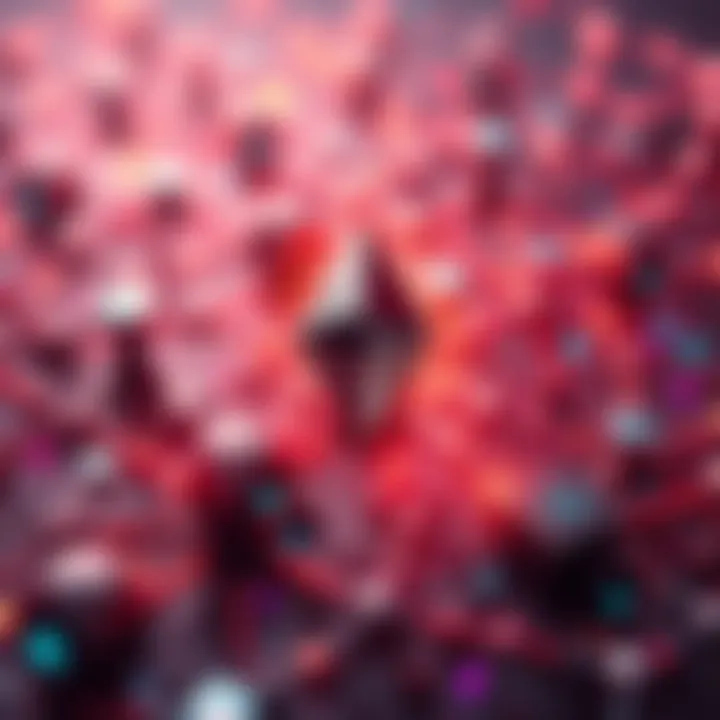 Visual representation of Ethereum network with enhanced user experience and scalability features