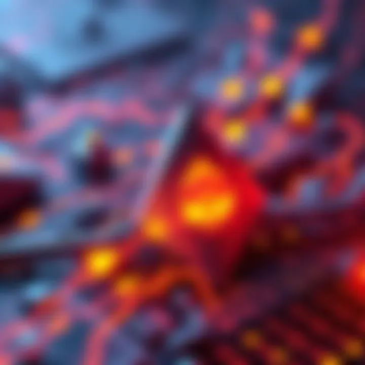 Representation of Ethereum logo with arrows moving towards Layer 2 solutions, symbolizing the migration of ETH for faster transactions.