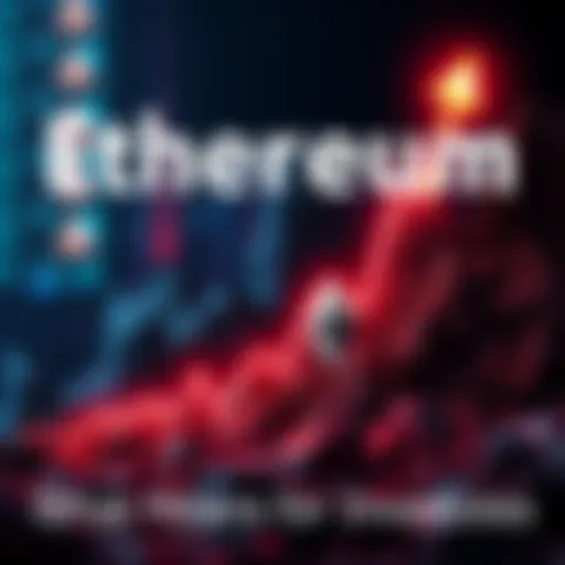 Graph showing Ethereum price rising with a solid upward trend, attracting investor attention.