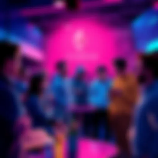 People engaging in conversation about Ethereum topics, sharing news and insights.