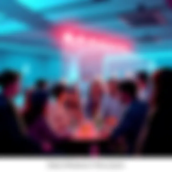 People engaging in a lively discussion about Ethereum topics, sharing thoughts and insights.