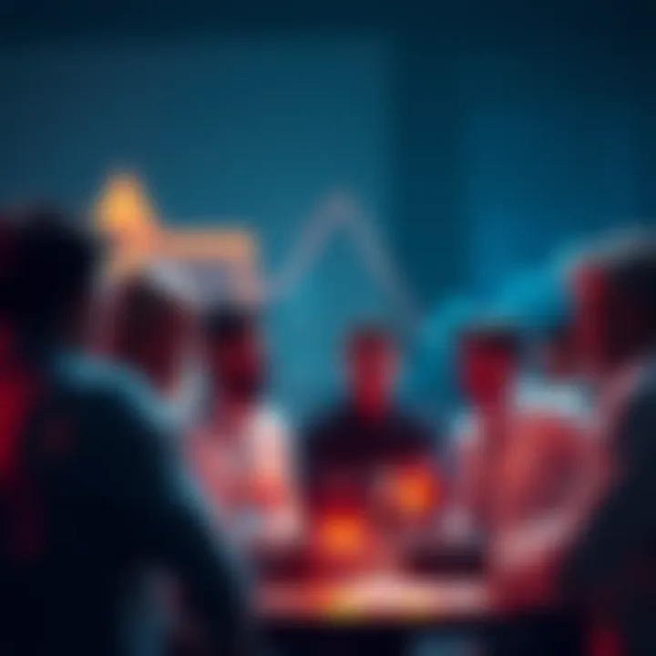 A group of people engaging in a discussion about Ethereum news and pricing