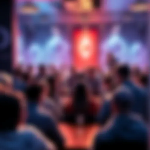People engaging in a discussion about Ethereum and crypto trends
