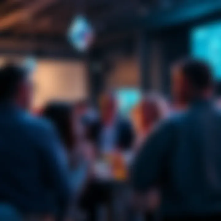 Ethereum Discussion People engaging in a conversation about Ethereum topics like news and pricing
