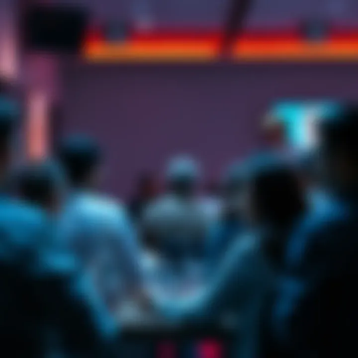 People engaging in a lively discussion about Ethereum in a community forum setting.