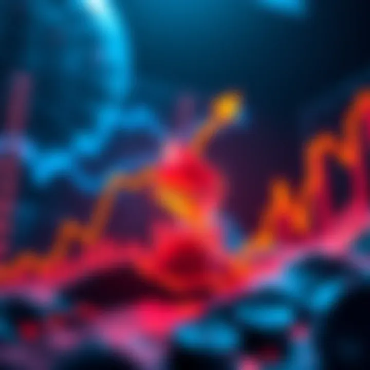 Graph showing Ethereum's ETF trading volume surpassing 401.3 billion dollars, with upward trend indicators
