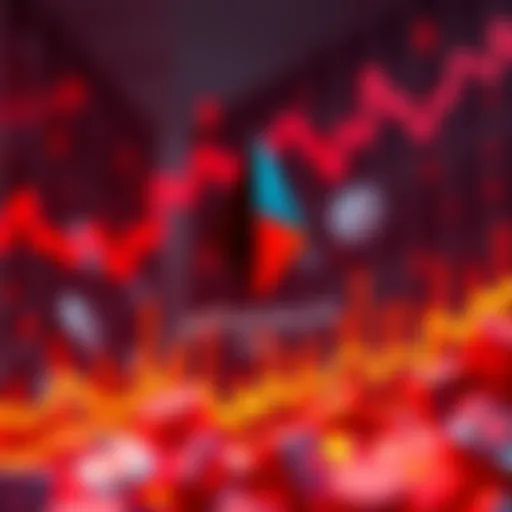 A graphic showing Ethereum's logo with rising chart lines, representing growth and interest from developers and investors.