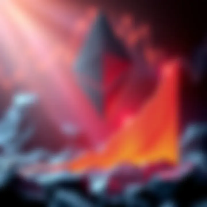 Ethereum symbol alongside a rising growth chart representing the surge in tokenized real-world assets