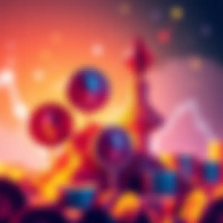 An illustration showing Ethereum coins rising with a graph indicating growth and stability, symbolizing investment potential in 2026.