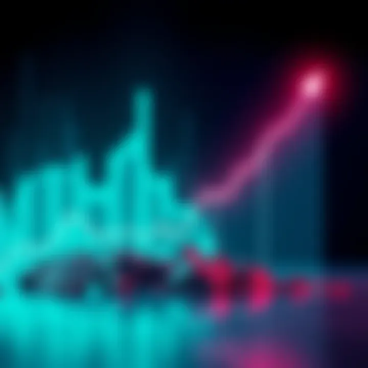 A visual representation of Ethereum's price growth trend, featuring a chart with an upward trajectory and Ethereum's logo in the background.