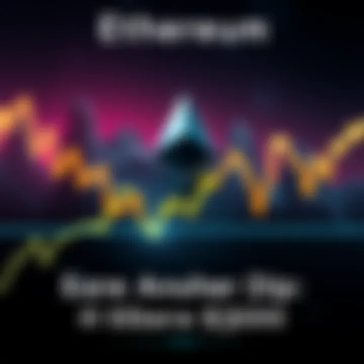 Graph showing Ethereum's price decline below $3000 with a downward trend