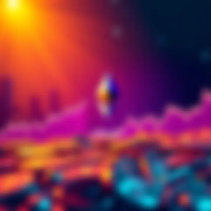 Graph showing Ethereum price stagnation alongside rising institutional investments, with a visual representation of ETH locked in staking.