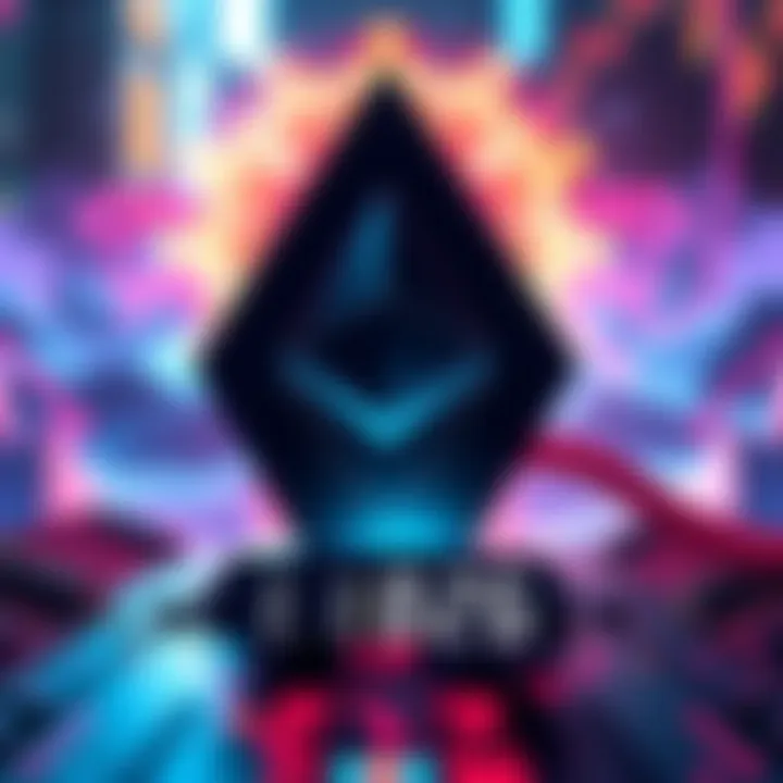 A graphic showing Ethereum's logo and a digital count of over one million transactions for April 2026