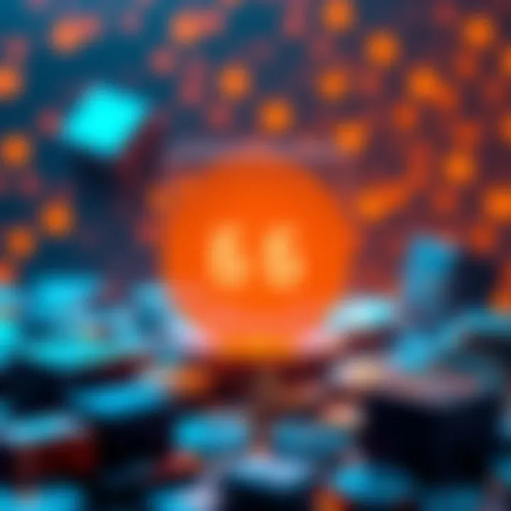 Graphic showing a 6-second timer symbolizing Ethereum's proposed halving of slot times, with blocks and digital currency elements in the background.
