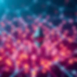 A visual representation of Ethereum's validator network showing numerous validators connected, symbolizing decentralization and security.