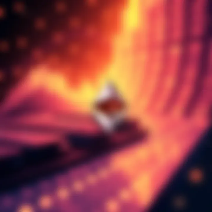 A visual representation of Ethereum's growth with 182 million wallet holders, showcasing unique addresses symbolizing digital adoption.