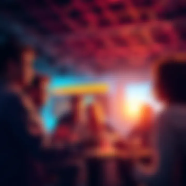 A group of people engaging in a discussion about content quality in the EthTrader community