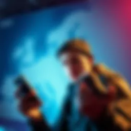 Europe Crypto Risks A person looking stressed while checking cryptocurrency prices on a smartphone, with a map of Europe in the background.