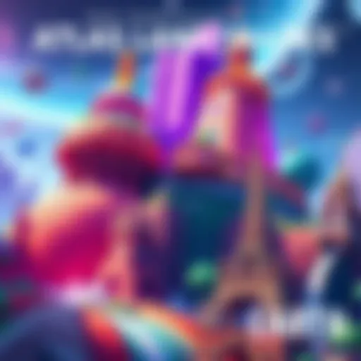 A vibrant preview of new landmarks coming to ATLAS:EARTH, showcasing colorful and interactive features for players. The scene includes various terrains and structures, hinting at new gameplay possibil...