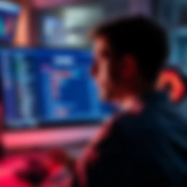 A worried person looking at a computer screen displaying a drained Exodus Desktop wallet balance
