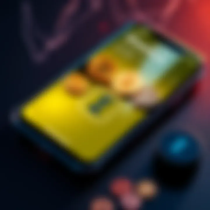 A smartphone displaying the Exodus wallet app with coins organized
