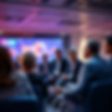 Experts discussing Honse Group of experts sharing insights about Honse in a conference setting