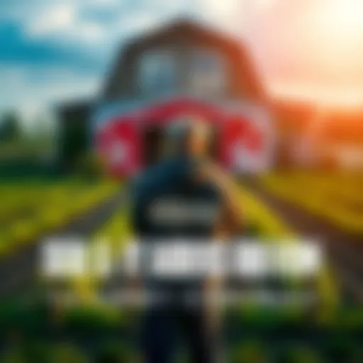 Person standing in front of a farm, reflecting on selling three-quarters of their drives while holding a sign that says 'For Sale' in the background.
