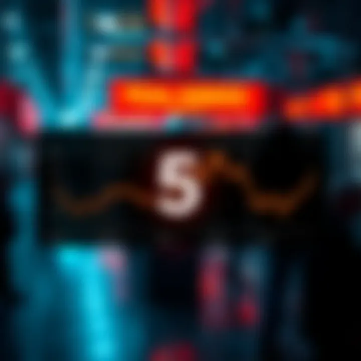 A graphic showing the Fear and Greed Index at a low level of 5, indicating extreme market fear.