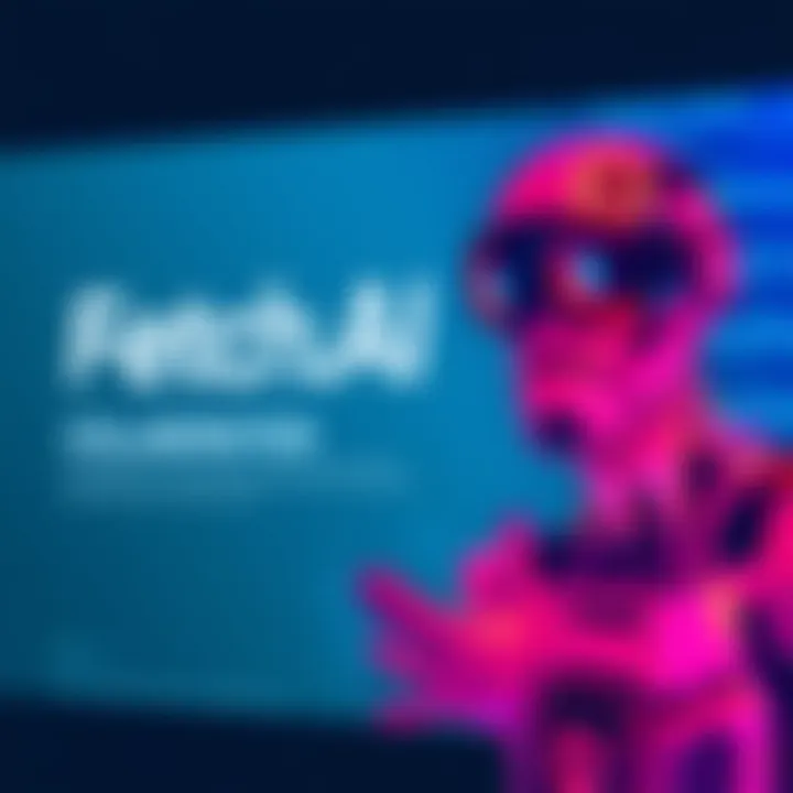 A developer presents a concept showing collaboration between Fetch.AI and MIT's NANDA to enhance AI development and community benefits.