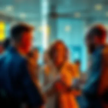 Group of people sharing experiences about financial setbacks and recovery strategies