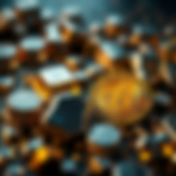 Graphic showing rising trends in Gold and Silver prices while Bitcoin shows a slight decline