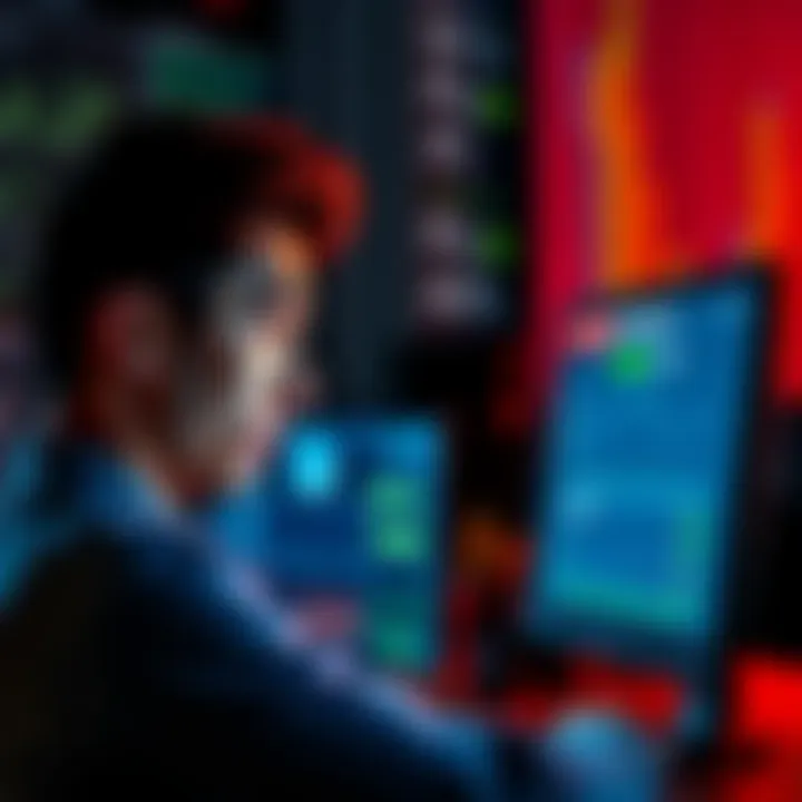 A person looking at a computer screen trying to locate their Pi node on the Piscan site with a confused expression