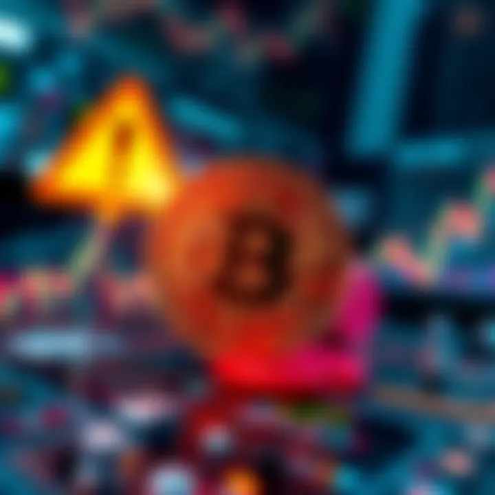 Firm Stops Bitcoin Recommendations A global firm announces the end of Bitcoin recommendations due to quantum computing threats, showing a digital currency chart with a warning sign.