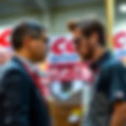 A tense moment between a First Amendment auditor and a Costco employee during a public rights discussion