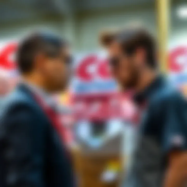 A tense moment between a First Amendment auditor and a Costco employee during a public rights discussion