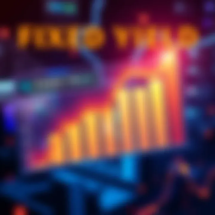 Illustration showing a chart with fixed yield growth in DeFi, featuring Pendle Finance and Morpho logos.