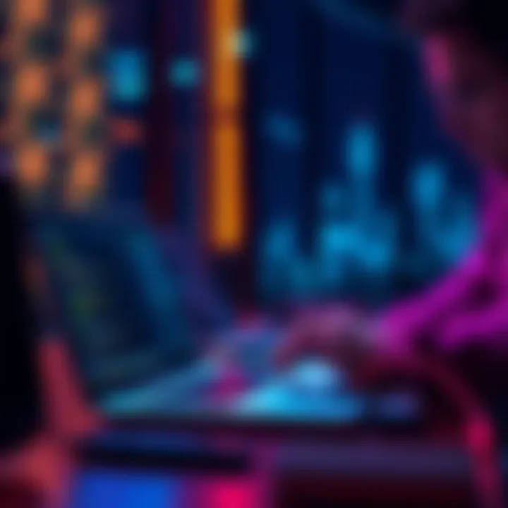 Person working on a laptop, troubleshooting a Taproot XPUB address error on Cointracker