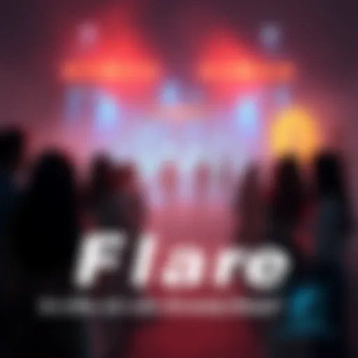 A visual representation of a community discussing the future of the Flare project, with a backdrop showing halted FXRP minting activity, conveying uncertainty and concern.
