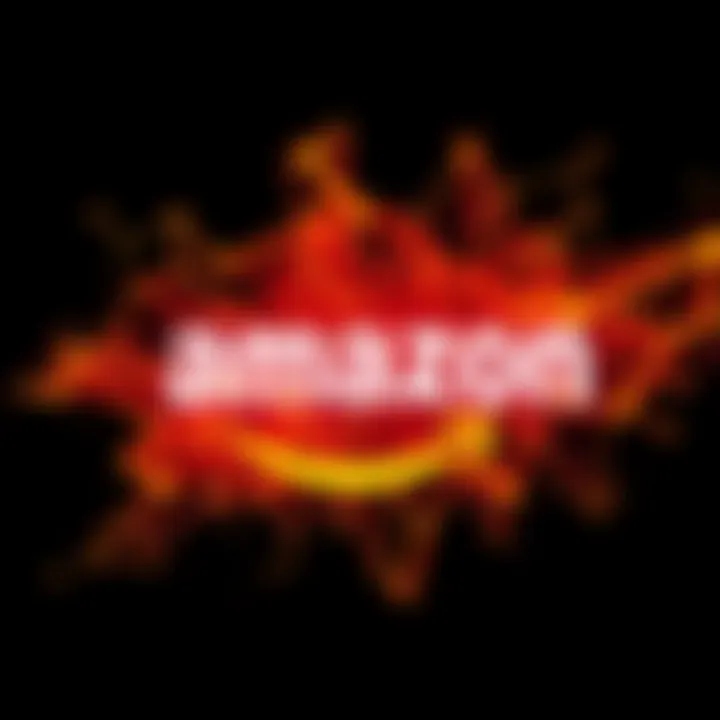 Graphic showing Flexa logo and Amazon logo merging together, symbolizing a potential partnership