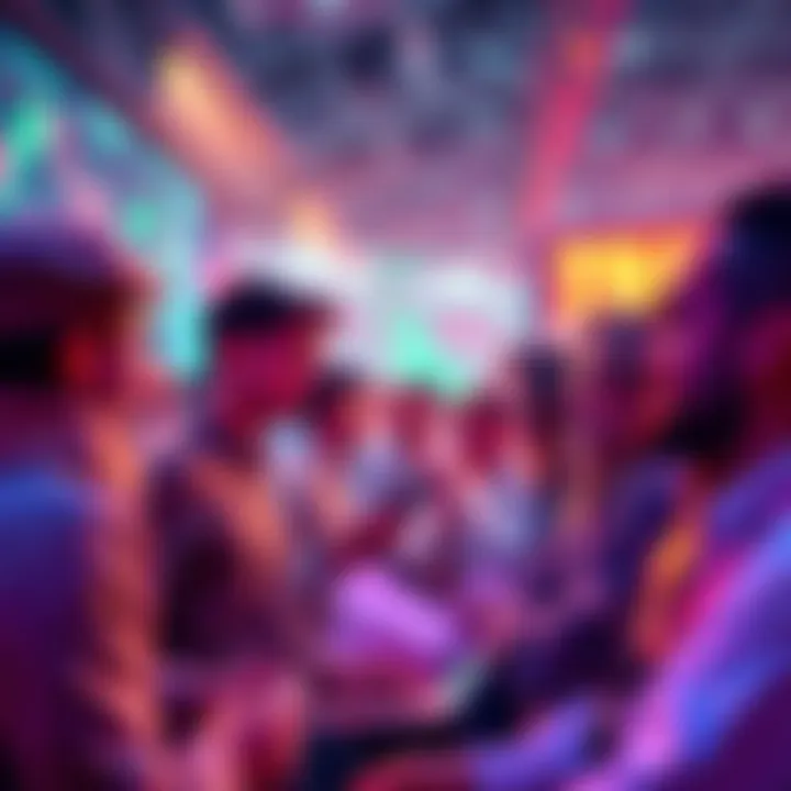 People engaging in a vibrant online forum conversation about trading strategies and daily events.