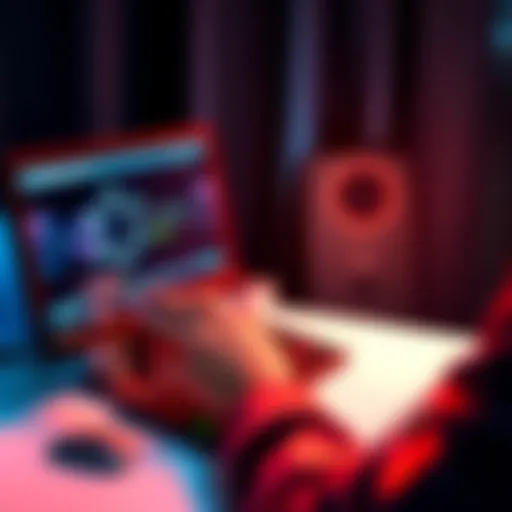 A person using a computer to claim free Nano cryptocurrency from a faucet site