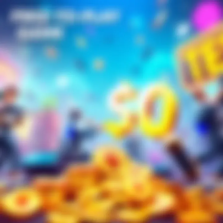 A visual representation of a free-to-play game reaching significant player engagement, with a dollar sign highlighting the $10 milestone.