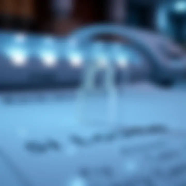 A bank account with a lock symbol representing account freeze due to large transfers