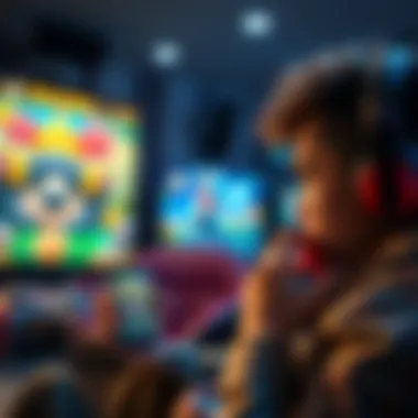 A gamer looking annoyed while watching a lengthy advertisement on their mobile device during a minigame