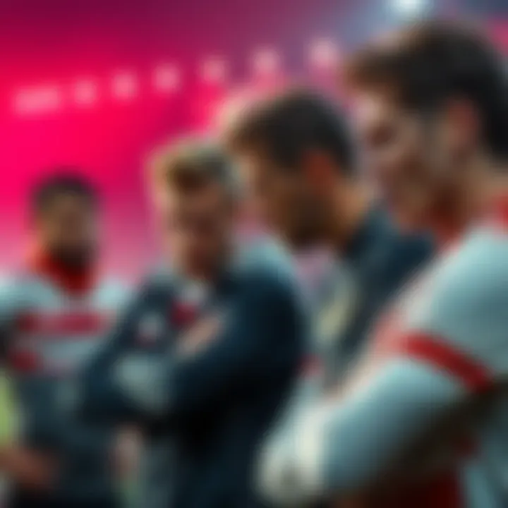 Frustrated players discussing Bundesliga card changes Group of players looking annoyed while talking about the new Bundesliga card rules