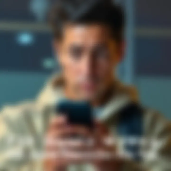 A concerned person looking at their phone with a confused expression, hinting at issues with a P2P crypto transaction