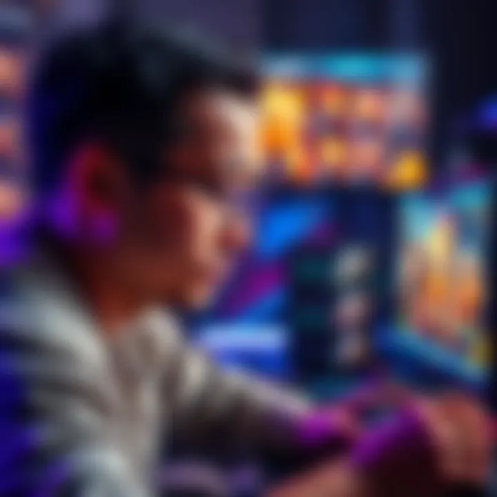 A gamer showing frustration while looking at a game screen with unfinished challenges