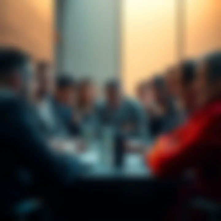 Group of people discussing legal issues over rehabilitation claim transfer with concerned expressions