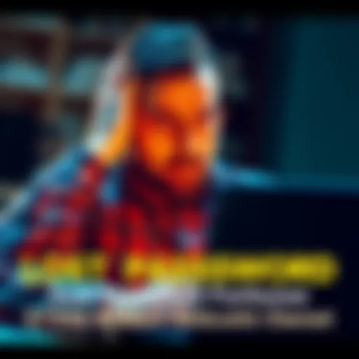 Frustrated man holding a laptop and looking stressed about a lost password