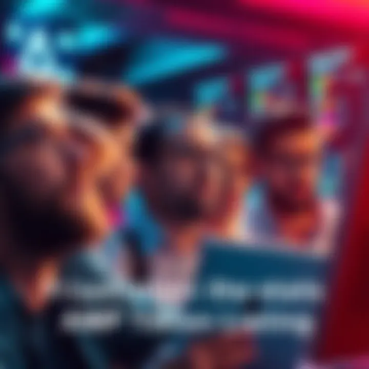 Group of people looking at screens with confused expressions while searching for the AMP token listing